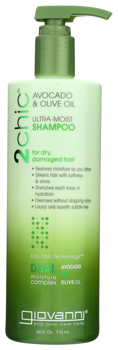 Giovanni 2chic Moist Shampoo Big Bottle 710ml for Nourished Hair