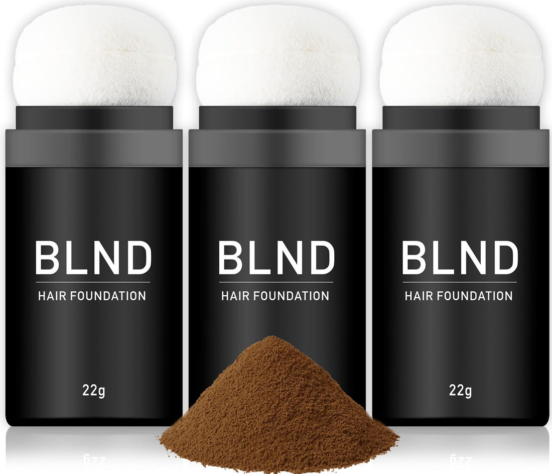 Gleon Hair Foundation Powder 22g for Gray Hair and Thinning Hair