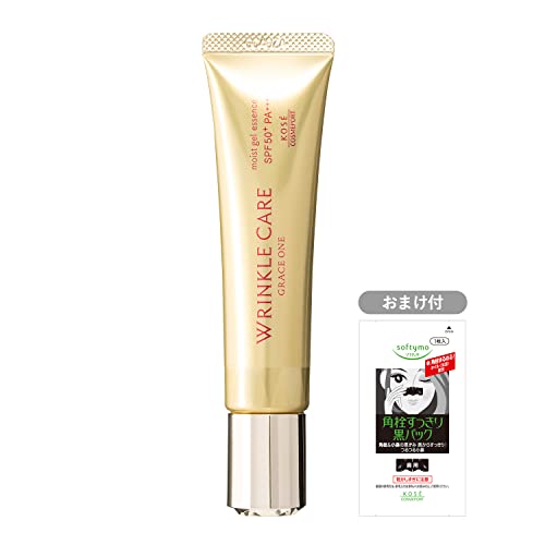 GRACEONE KOSE グレイスワン リンクルケア モイストジェル エッセンスUV 40g しわ改善 オールインワン 1品5役【美容液 乳液 クリーム 化粧下地 日やけ止め】 + おまけ付