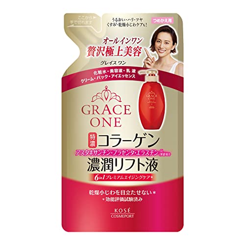 GRACEONE Moisturizing Lift Essence Refill 200ml for Japanese Skincare