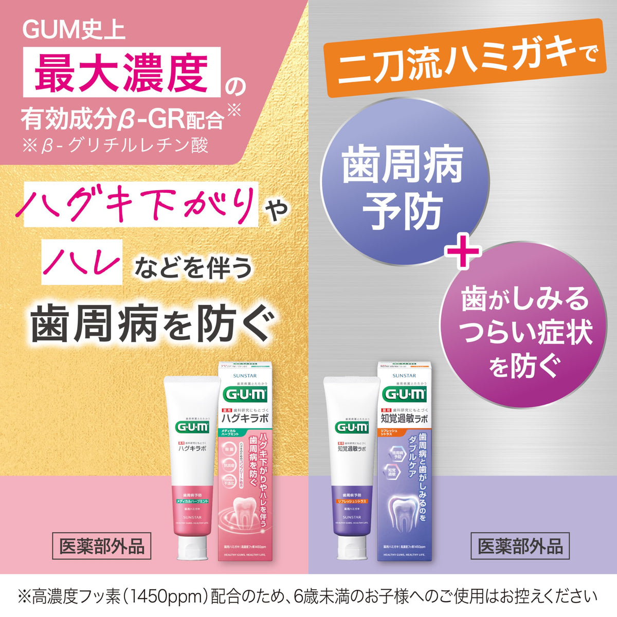 GUM Hugukilabo Dental Paste with Herb Mint 85g