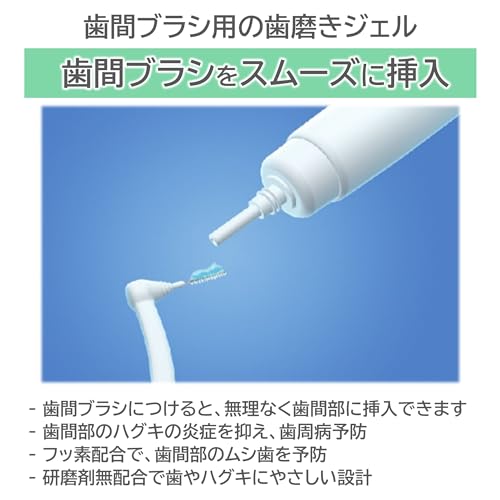 GUM Interdental Gel for Gum Care 13ml - Spicy Double Mint Flavor