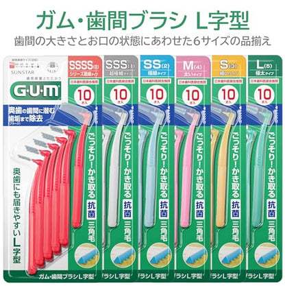 GUM Interdental Gel for Gum Care 13ml - Spicy Double Mint Flavor