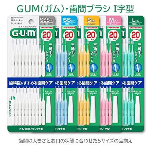 GUM Interdental Gel for Gum Care 13ml - Spicy Double Mint Flavor