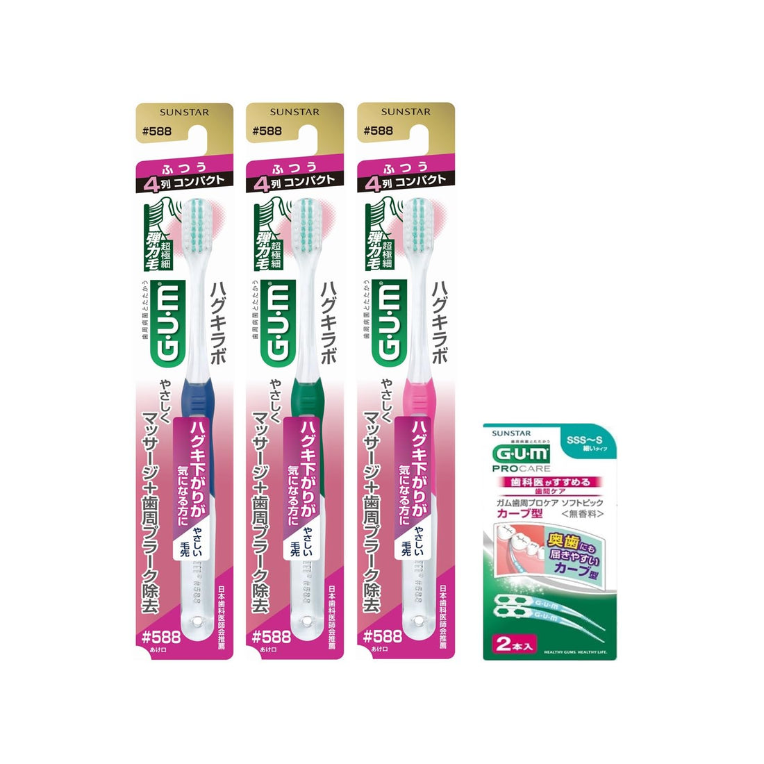 GUM Haguki Labo Dental Toothbrush