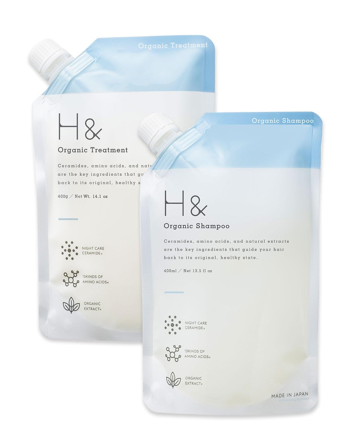 H&amp; Amino Acid Shampoo and Conditioner Set for Damaged Hair
