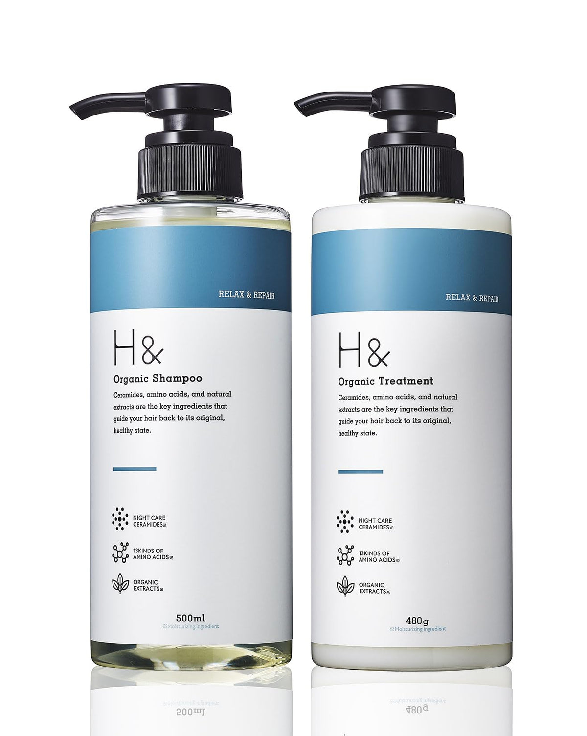 H&amp; Amino Acid Shampoo and Conditioner Set for Damage Repair