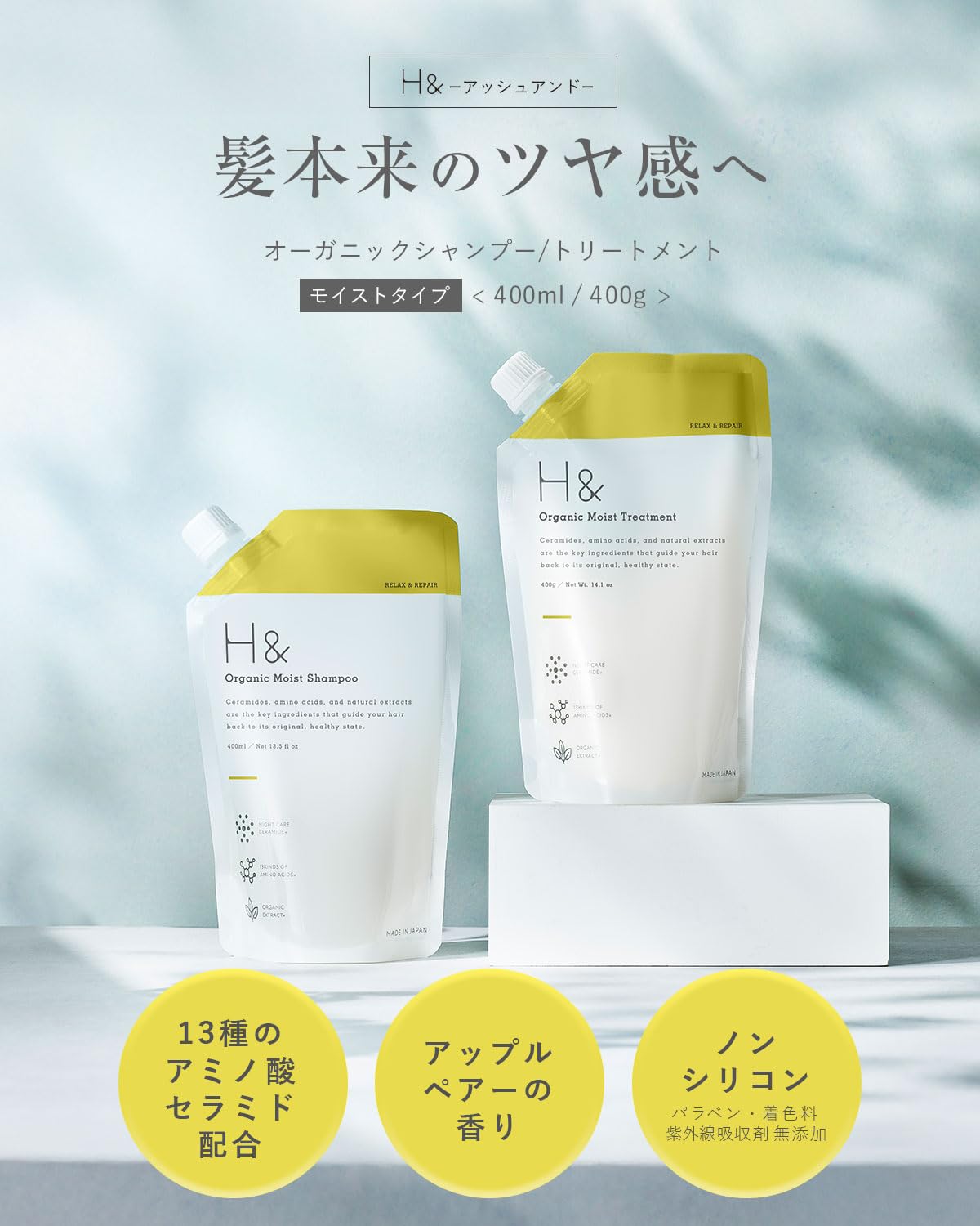 H&amp; Amino Acid Damage Repair Shampoo and Treatment Refill Set