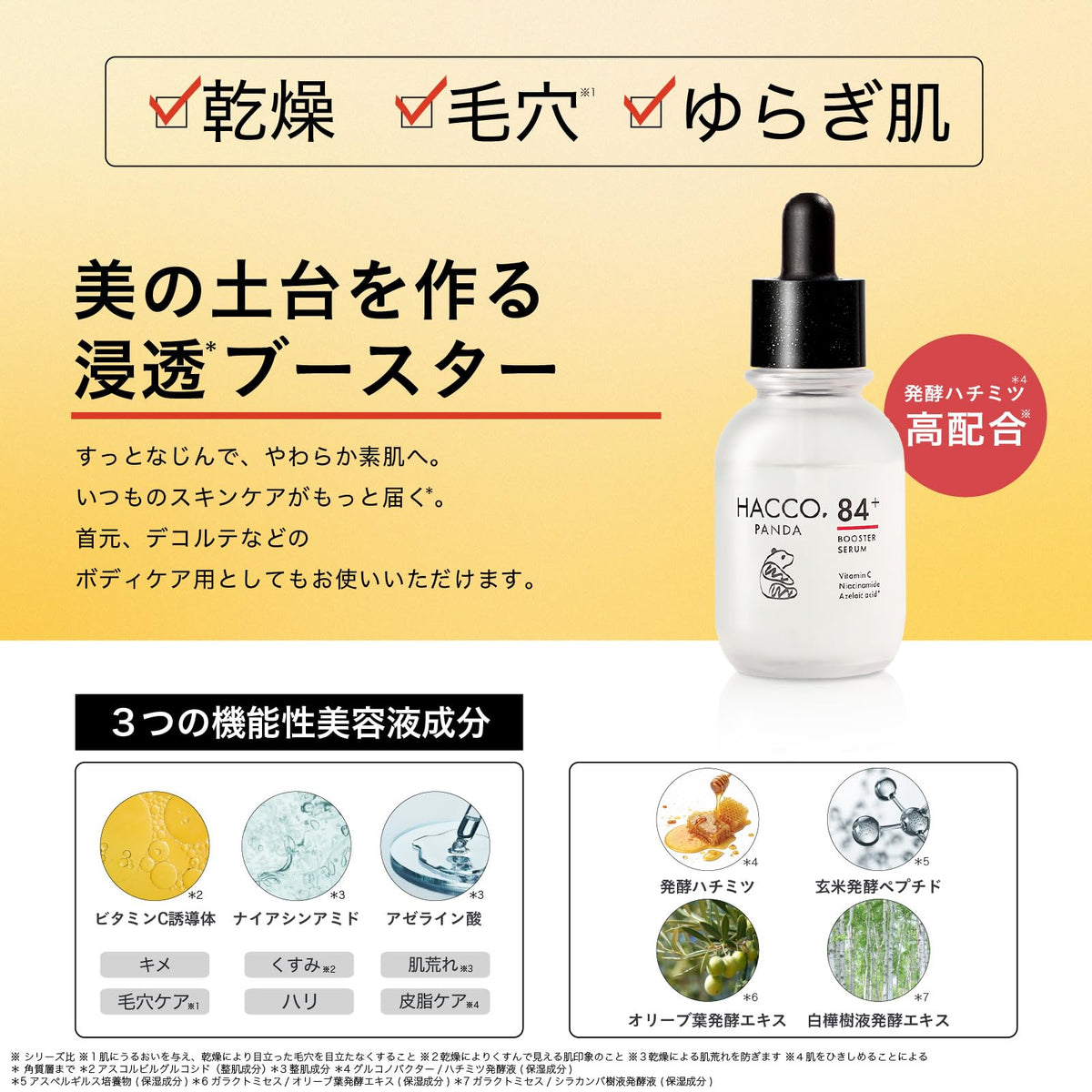 HACCO.PANDA Fermentation Essence with 84% Rice Ferment 50mL