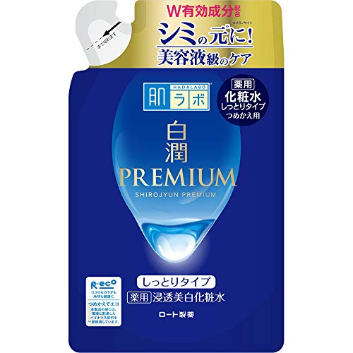 hadalabo Hada Labo Shirojun Premium Medicinal Deep Moisturizing Whitening Lotion Refill 170 milliliters (x 1)