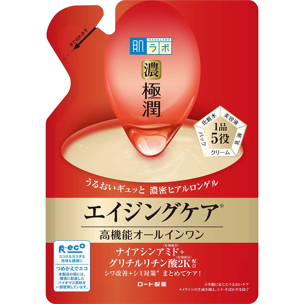 Hada Labo Gokujyun Skin Plumping Perfect Gel Refill Fragrance-Free 80g