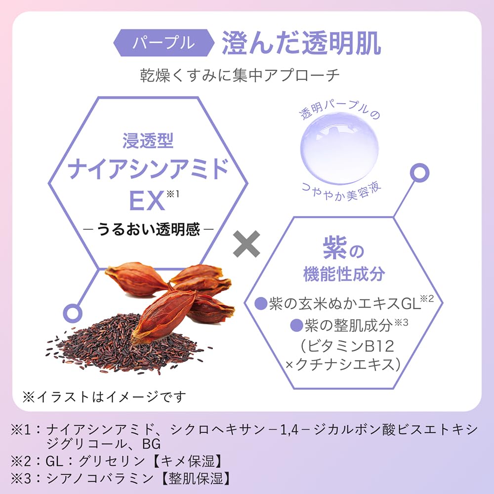 Hadabisei Color Essence Mask Set with Retinol and Niacinamide