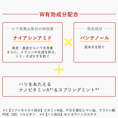 Hadabisei Wrinkle Serum 30ml with Niacinamide for Japanese Skincare