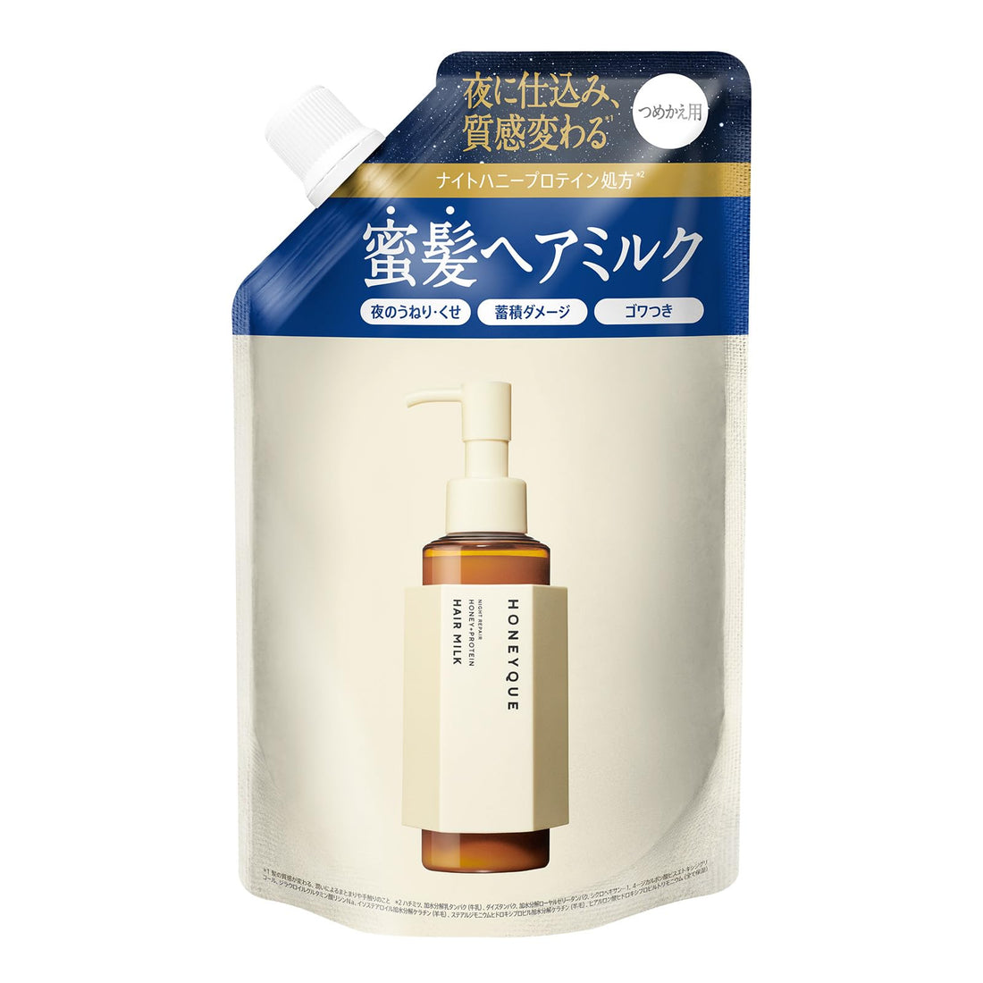 Haniku Night Repair 2WAY Hair Milk Moisture Refill 300ml