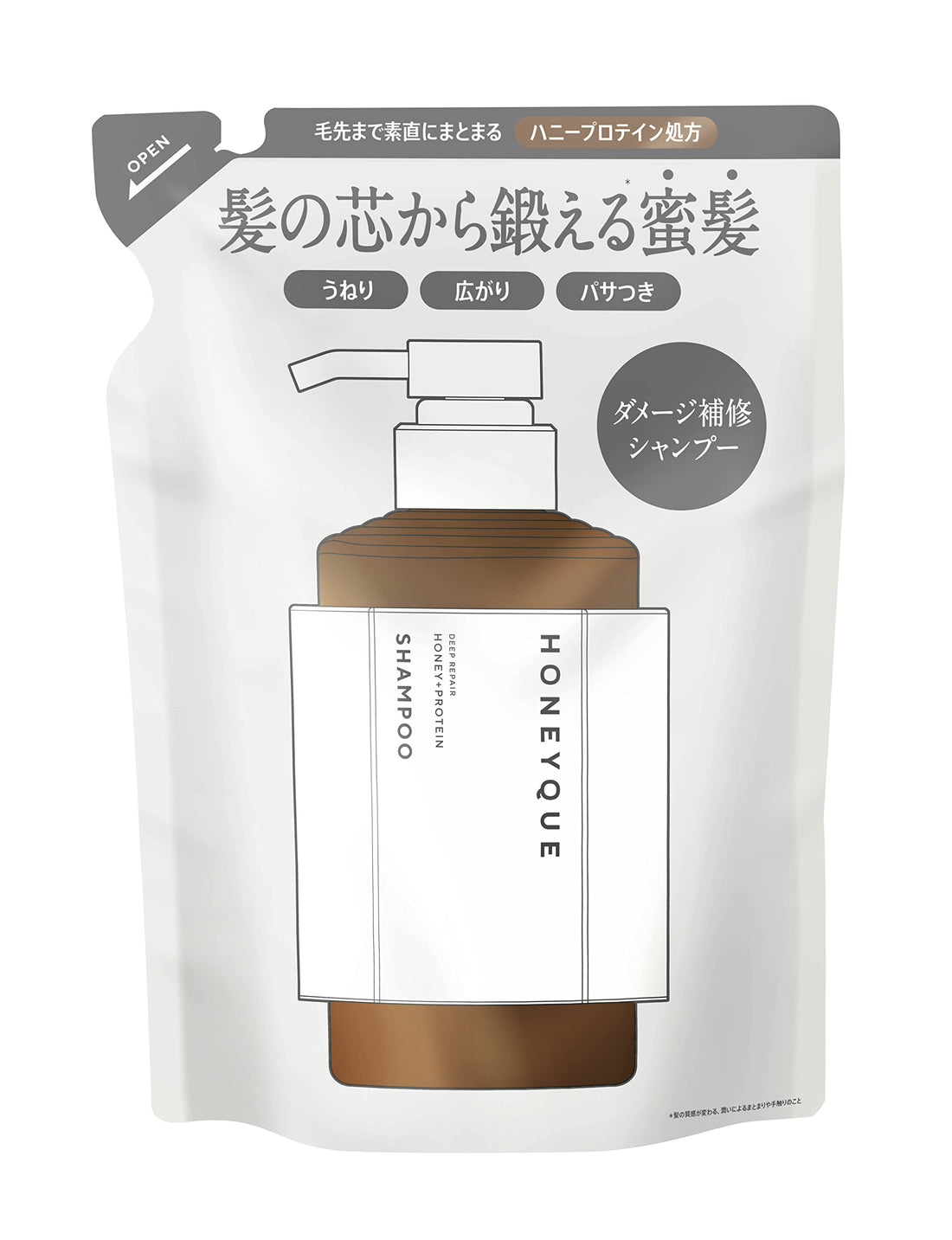 Haniku Shampoo Réparateur Profond Moiste 1L Recharge