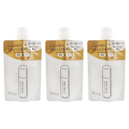 Headoruchepuroshotto Hair Dolce Silky Touch Hair Milk Refill Set of 3