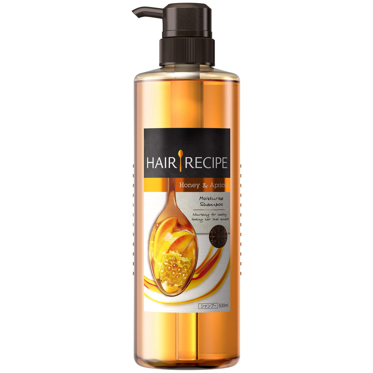 Hair Recipe Moisture Shampoo Honey Apricot 530mL