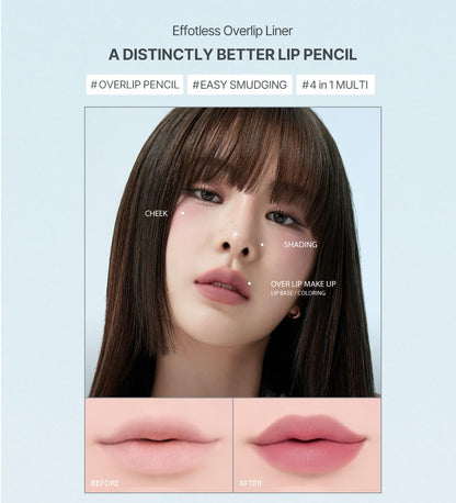 Heart Percent Dote On Mood Lip Pencil Multi 4in1 for All-in-One Use