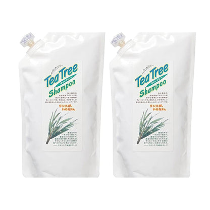 Hearty Heart Tea Tree Shampoo Refill 420ml for Oily Hair
