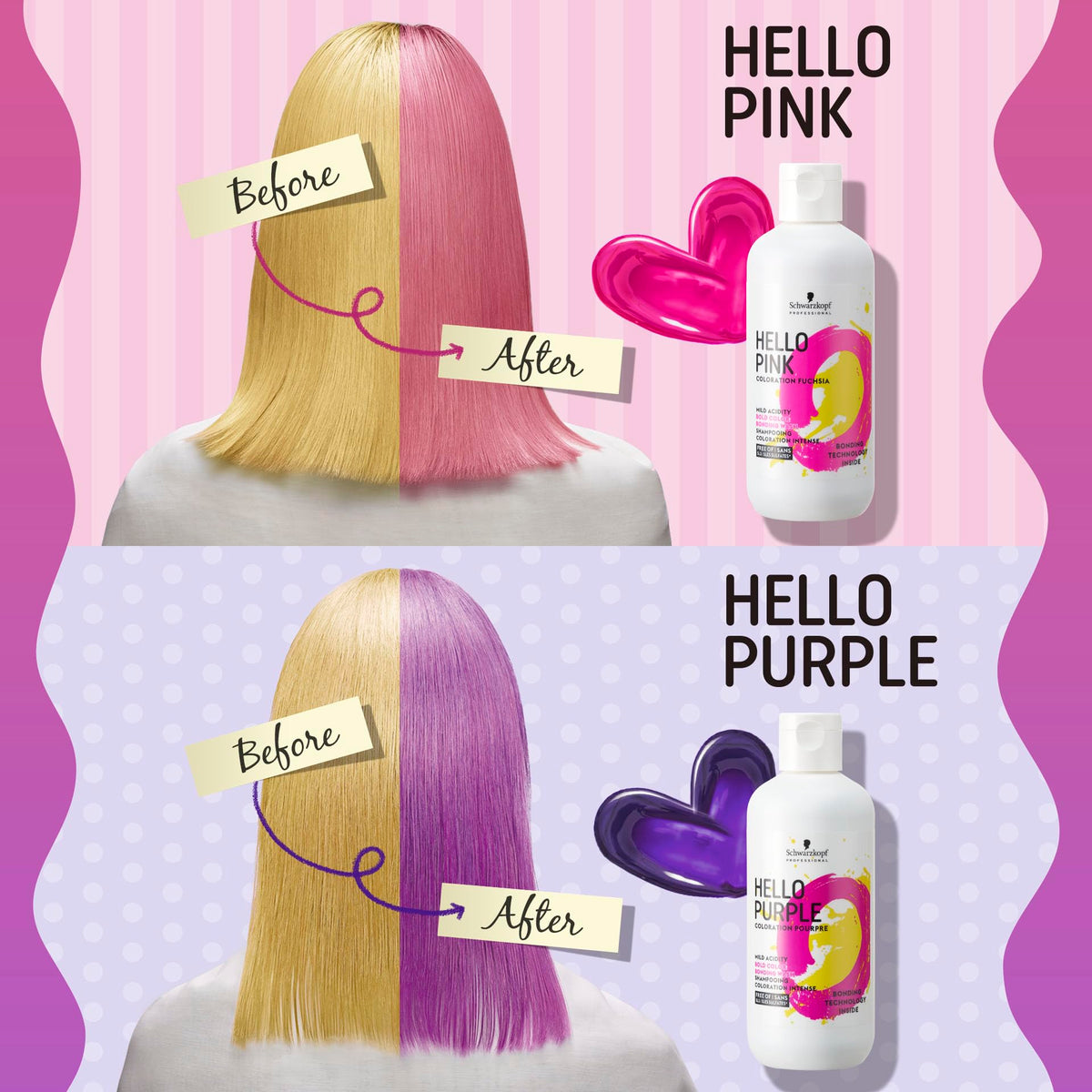 HELLO PINK Color Shampoo 310g for Vibrant Hair Care