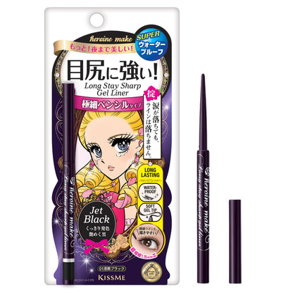 Heroine Make Long Stay Sharp Gel Liner Waterproof 0.07g Jet Black