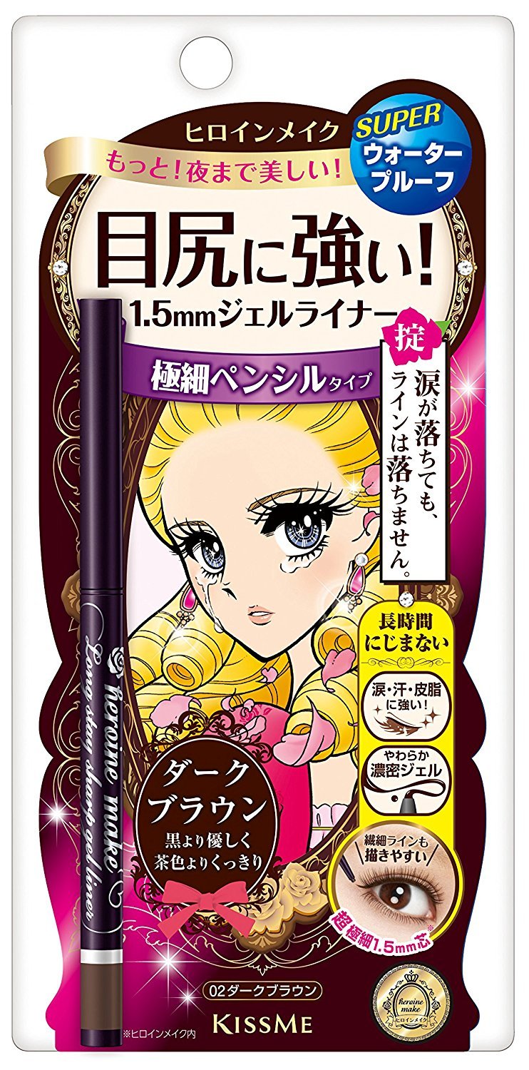 Heroine Make Long Stay Sharp Gel Liner Waterproof Dark Brown 0.07g