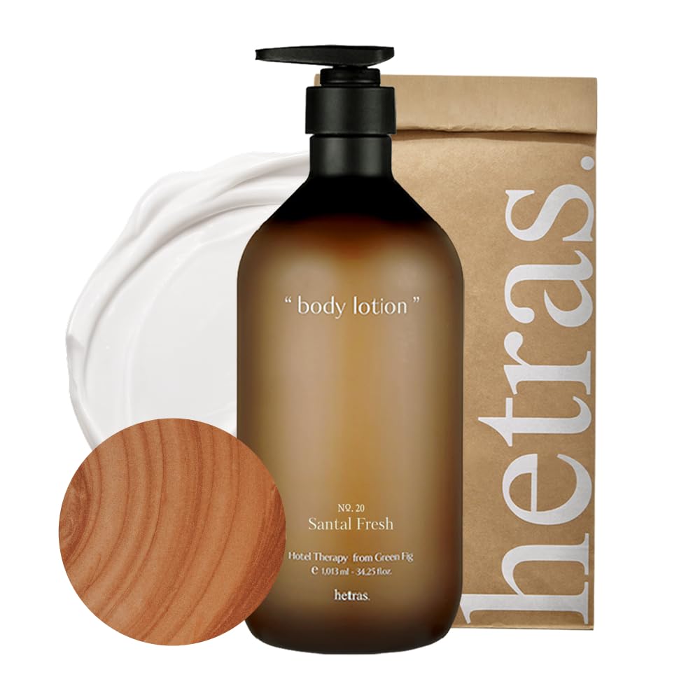 hetras Body Cream Santal Fresh 1013ml for Moisturizing Care