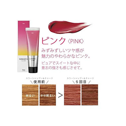 Hoyu Color Charge Pink Hair Treatment 130g