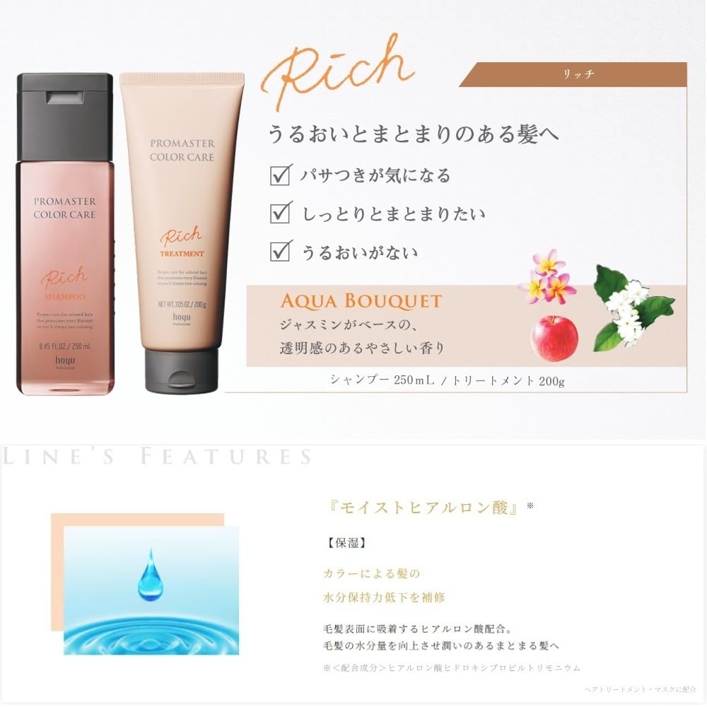Hoyu Promaster Rich Color Care Shampoo Refill 1000ml