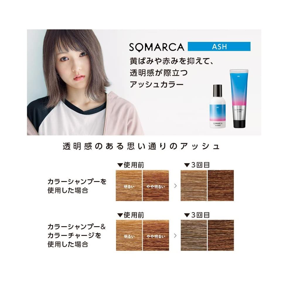 Hoyu Color Charge Ash Hair Treatment 130g for Japanese Hair Care
