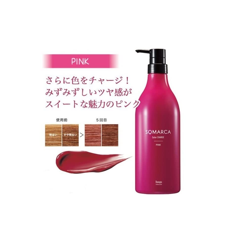 Hoyu Somaruka Color Shampoo Pink 770ml for Japanese Hair Care