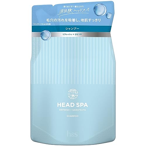 h&amp;s Deep Experience Head Spa Shampoo Refill 350g Refresh × Smooth Shine H&amp;S