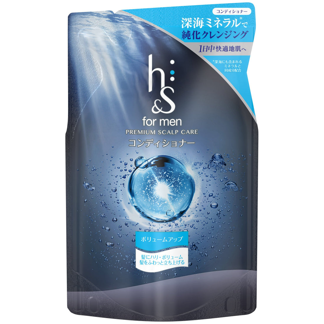 h&amp;s for men Conditioner Refill 300g Volume Up