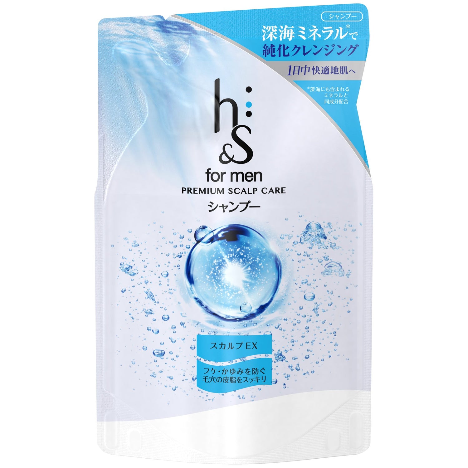 h&amp;s for men Shampoo Refill 300mL Scalp EX