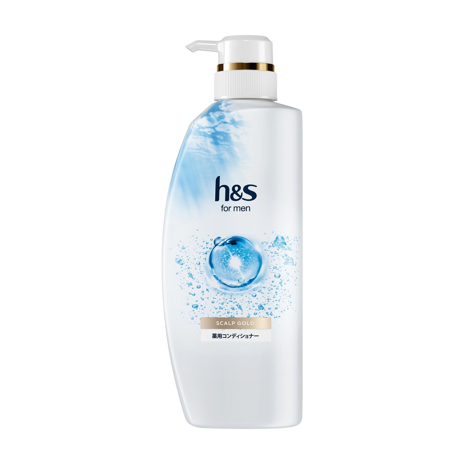 h&amp;s for men Conditioner Pump 350g Scalp Gold