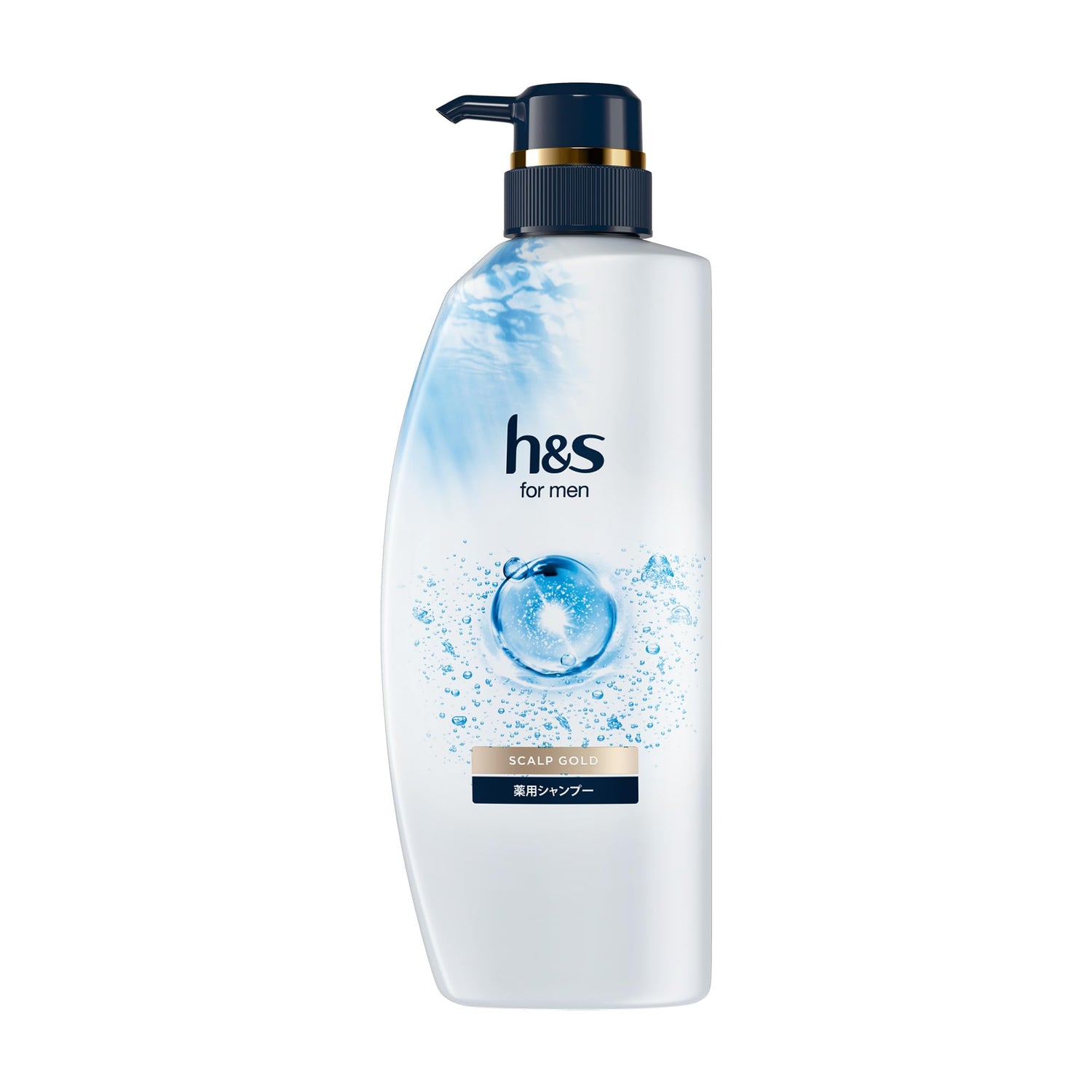 h&amp;s for men Shampoo Pump 350mL Scalp Gold