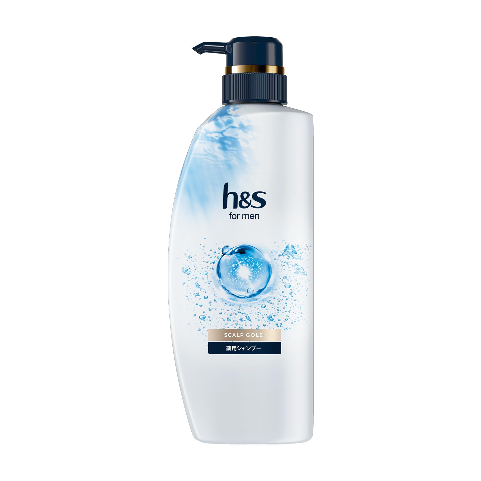 h&amp;s for men Shampoo Pump 350mL Scalp Gold
