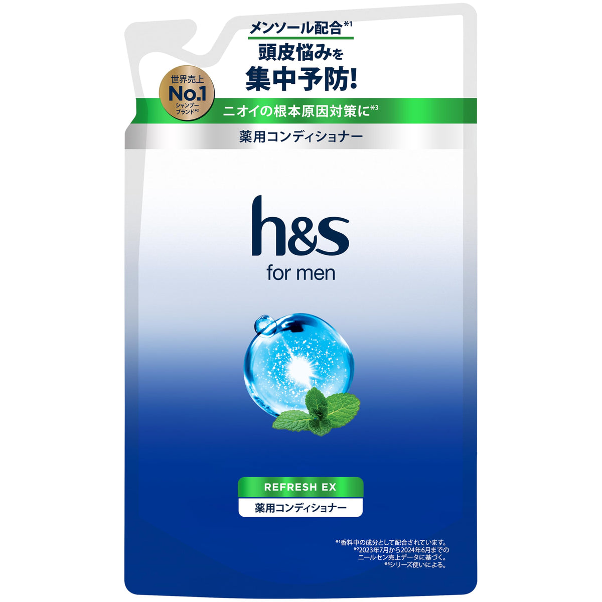 h&amp;s for men RefreshEX Conditioner 300g Japanese Hair Care