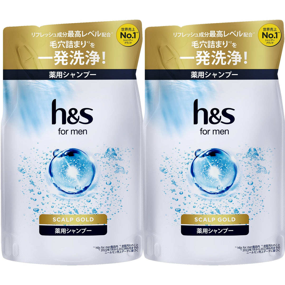 h&amp;s for men Scalp EX Shampoo Refill 300mL for Japanese Hair Care