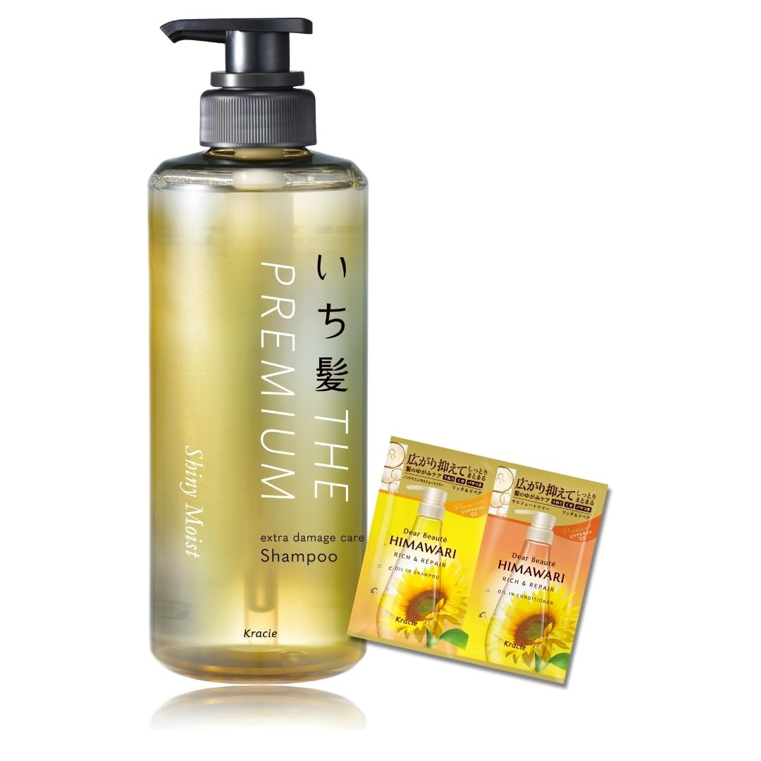 ichikami THE PREMIUM Extra Damage Care Shampoo Shiny Moist 500ml