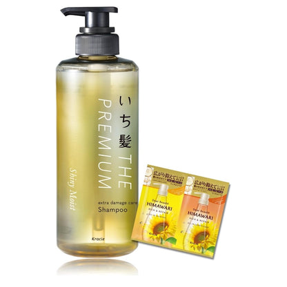 ichikami THE PREMIUM Extra Damage Care Shampoo Shiny Moist 500ml