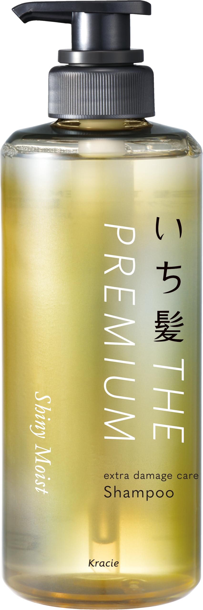 Ichikami THE PREMIUM 【Shiny Moist】 Extra Damage Care Introductory Beauty Serum in Shampoo Bottle 480ml | Non-Silicone Hair Care for Men and Women