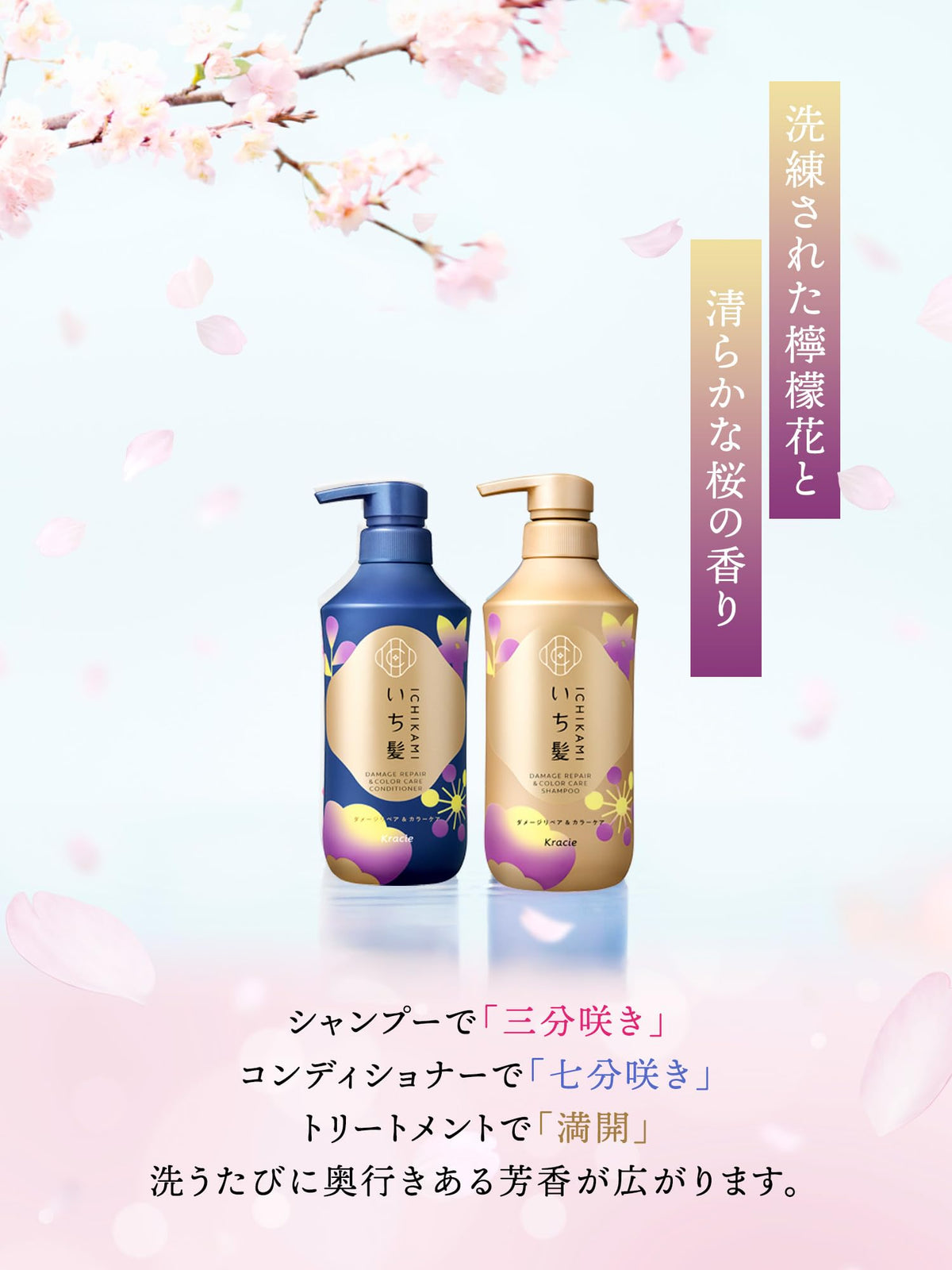 ICHIKAMI Damage Repair and Color Care Shampoo Refill 640ml