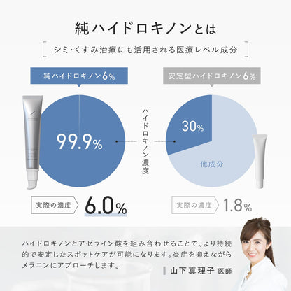 idio Hydroquinone Cream 6.0% with Ceramide and Retinol 20g