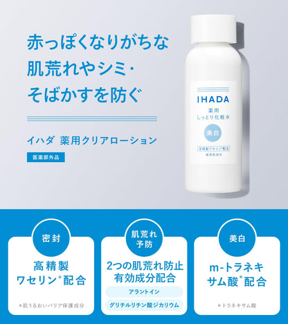 IHADA Bright Look Clear Lotion 180ml for Japanese Skincare