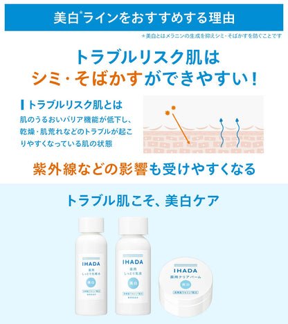 IHADA Bright Look Clear Lotion 180ml for Japanese Skincare