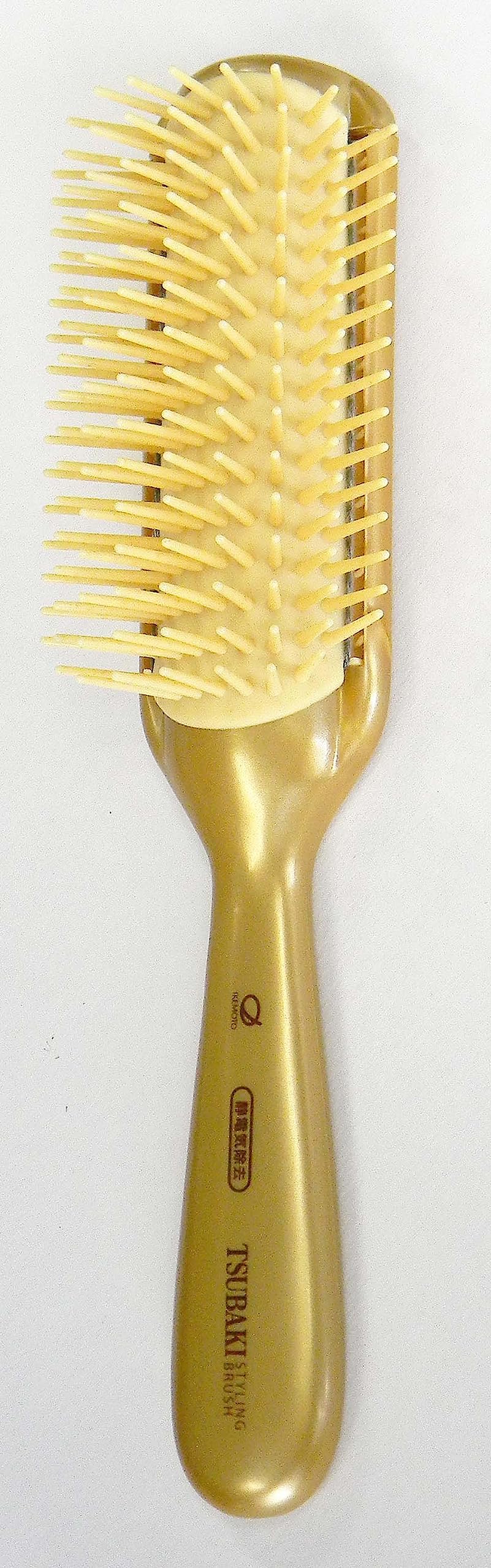 Ikemotoburashikougyou Ikemoto Camellia Oil-Infused Static-Removing Styling Brush, 1 Piece
