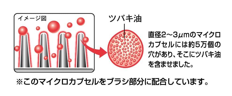 Ikemotoburashikougyou Brosse de Coiffage avec Huile de Tsubaki