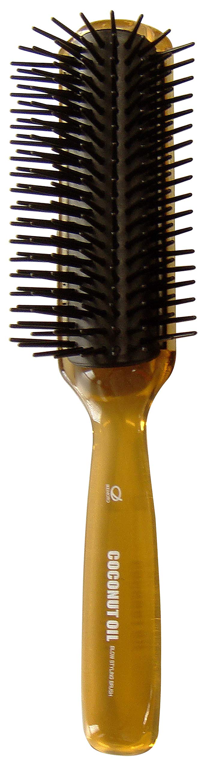 Ikemotoburashikougyou Coconut Oil Styling Brush for Smooth Hair