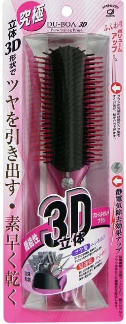 Ikemotoburashikougyou 3D Blow Styling Hair Brush TD1200 W57×H211×D39mm
